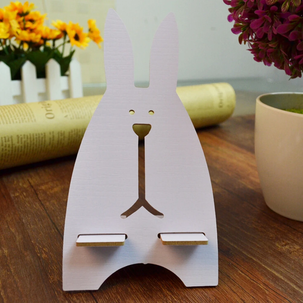 

JETTING Cute Table Stands Phone Holder Rabbit Desk Stand For Smartphones Small Tablet Multiple Color Option Stand Holders