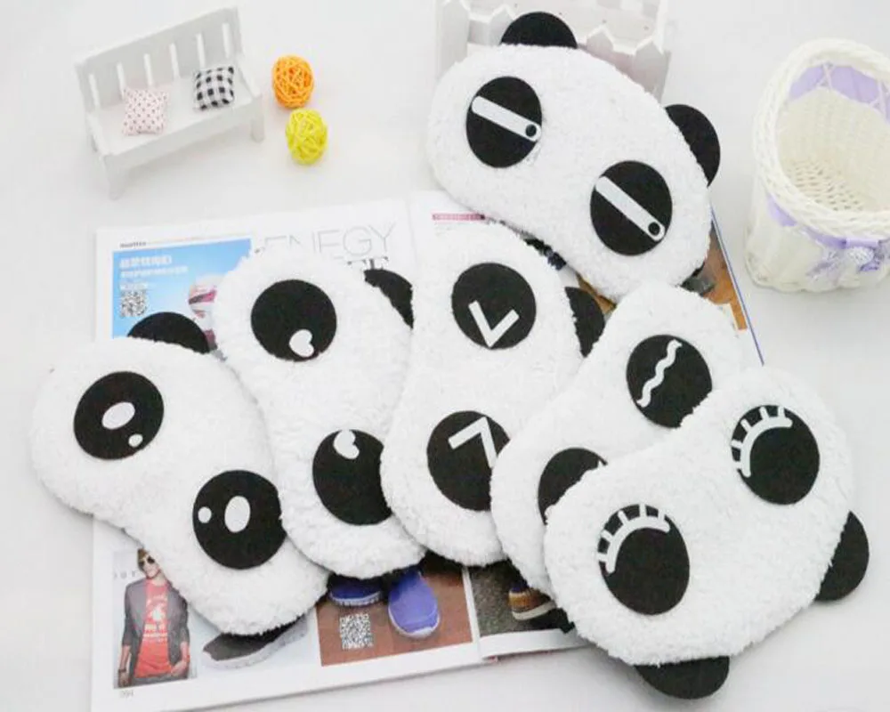 50 шт./лот китайские Вечерние Маски для сна с пандой и повязкой на глаза сна|Маски