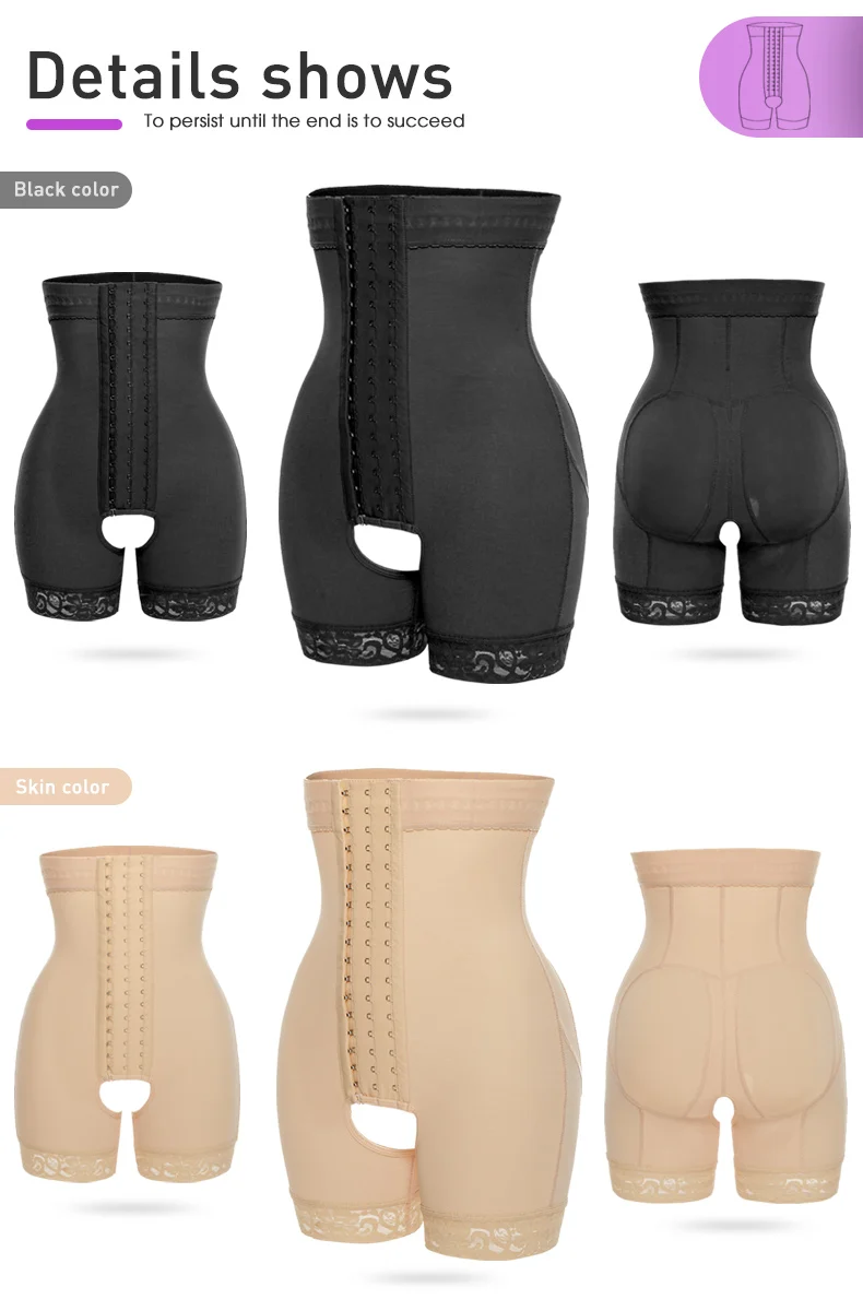 

New Girdle Open Crotch Pants Belly Control Panties High Waist Butt Lifter Waist Trainer Shapewear Slimming Body Shaper Underwear