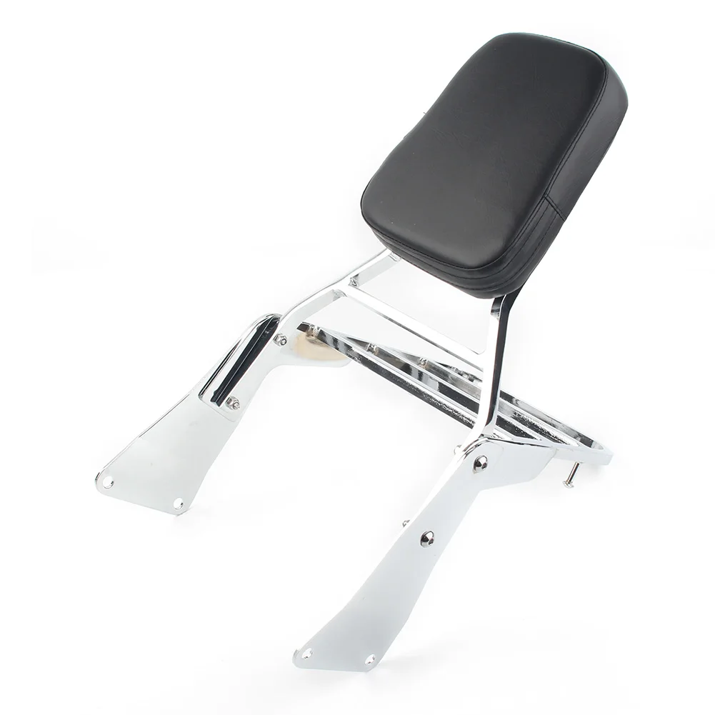 

VN1500 Motorcycle Backrest Sissy Bar Set Luggage Rack For Vulcan VN 1500 Classic 1996-2003 2004 2005 2006 2007 2008 Chrome Steel