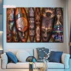 DIY 5D африканская маска, холст, этнические маски, Этническая маска, настенное искусство, маска для лица, Декор, Африканское искусство, декорирование, алмазная живопись