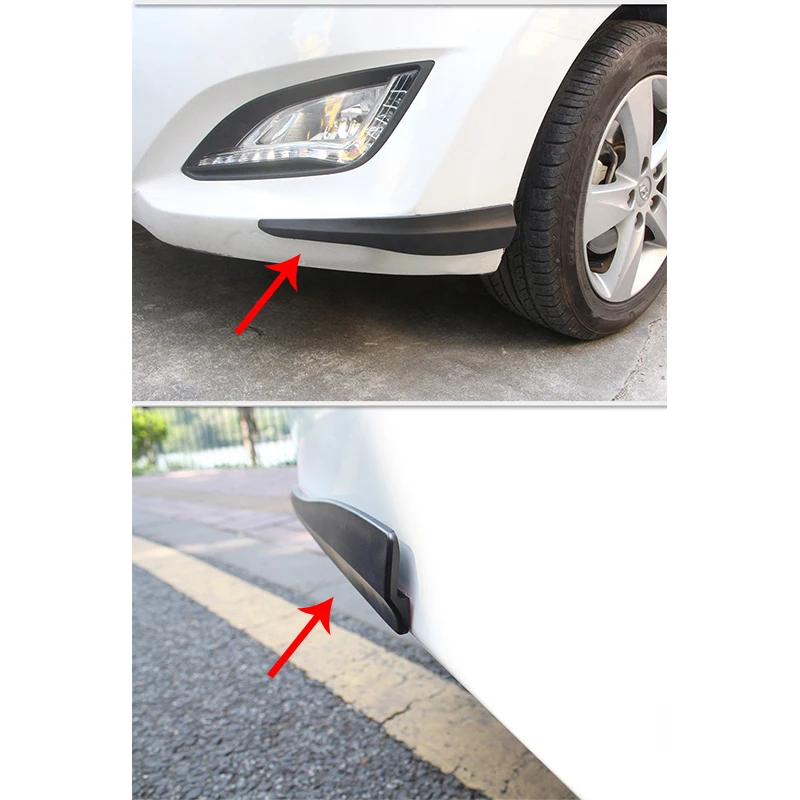 УГЛЕРОДНЫЙ автомобильный спойлер противоударный бампер наклейка для Bmw F47 F25 F97 F26