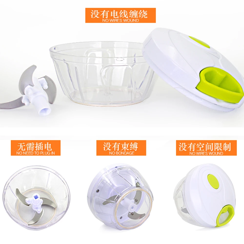 Ручной измельчитель Кухонный комбайн для салатов чеснока мяса лука слайсер