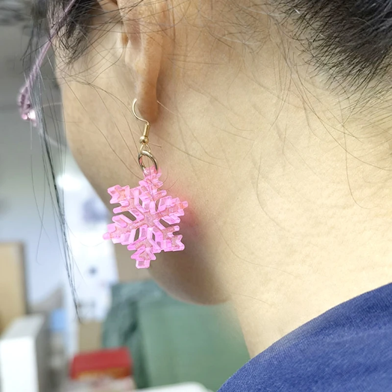 

Серьги-подвески в виде колец