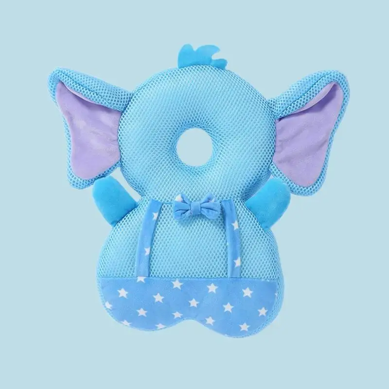 Милая мультяшная детская подушка для защиты головы мягкая бархатная из ПП хлопка