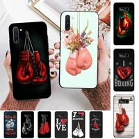 toplbpcs boxing gloves phone case for samsung note 5 7 8 9 10 20 pro plus lite ultra a21 12 72
