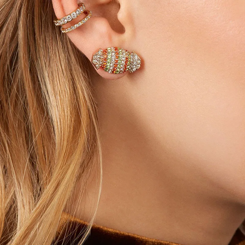 Женские вечерние серьги-подвески Ladyfirsy BAUB милые рождественские серьги с рисунком