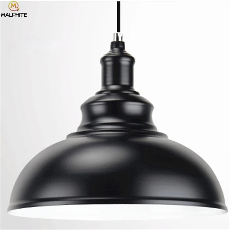 Скандинавская железная Подвесная лампа современный простой светильник для
