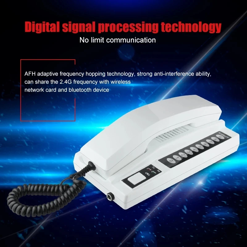 zsfutu 2 4ghz 433mhz wireless audio intercom system secure interphone handsets extendable for warehouse office maison home phone free global shipping