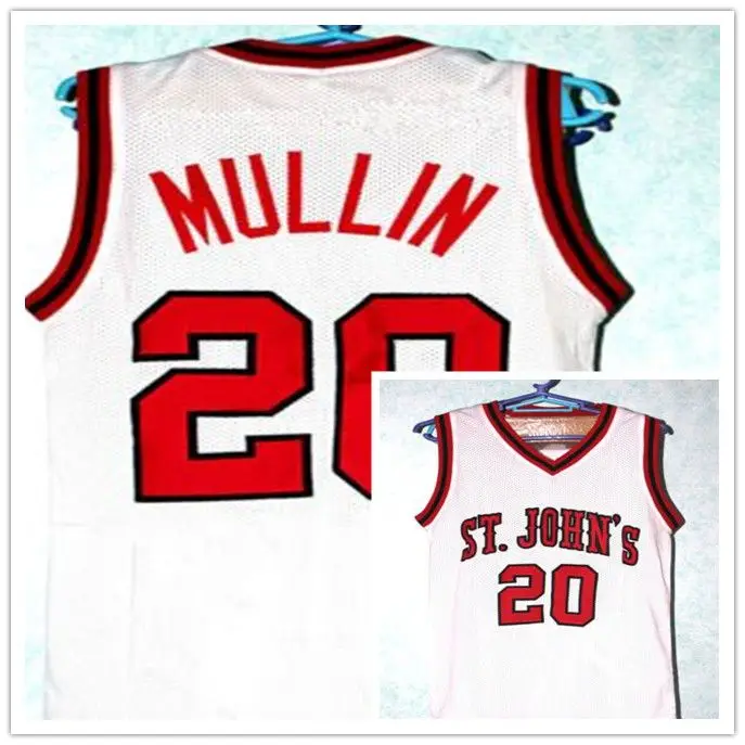 

15 Ron Artest 20 Chris Mullin St John's Basketball Jersey Throwback Stitched Jerseys Shirt Custom any Number ,Name and Size