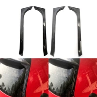 1 pair abs plastic rear window side spoiler gloss black for vw golf 6 mk6 gti gtr gtd 2008 2013 auto replacement parts