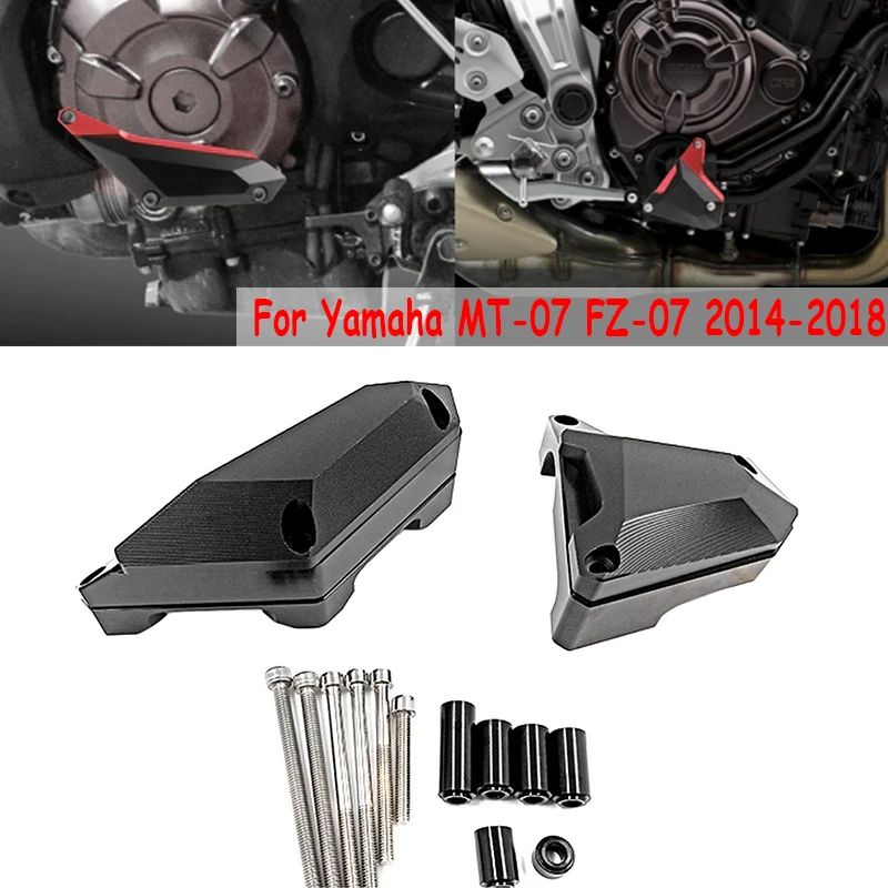 Для YAMAHA MT 07 FZ 2014 2018 двигатель мотоцикла защитный чехол слайдер гвардии протектор