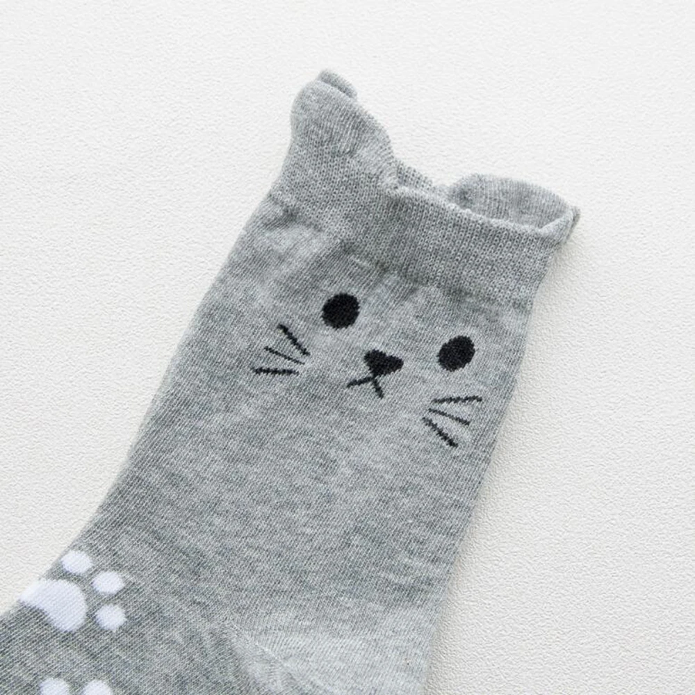 

Winter Autumn Women Socks Cartoon Animal Cute Cat Sock for Girls Winter Thick Warm Cotton Sock Ladies Christmas s