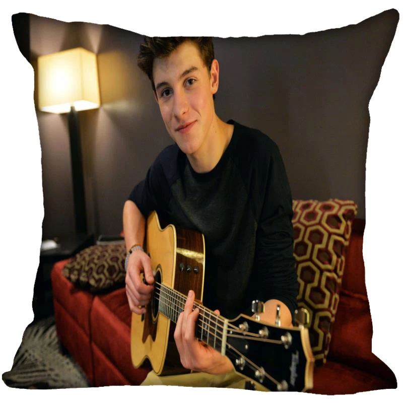 Shawn Mendes Подушка Чехол для дома декоративный чехол на подушки невидимые молнии Подушка Чехол s 40X40,45X45 см - Цвет: 22