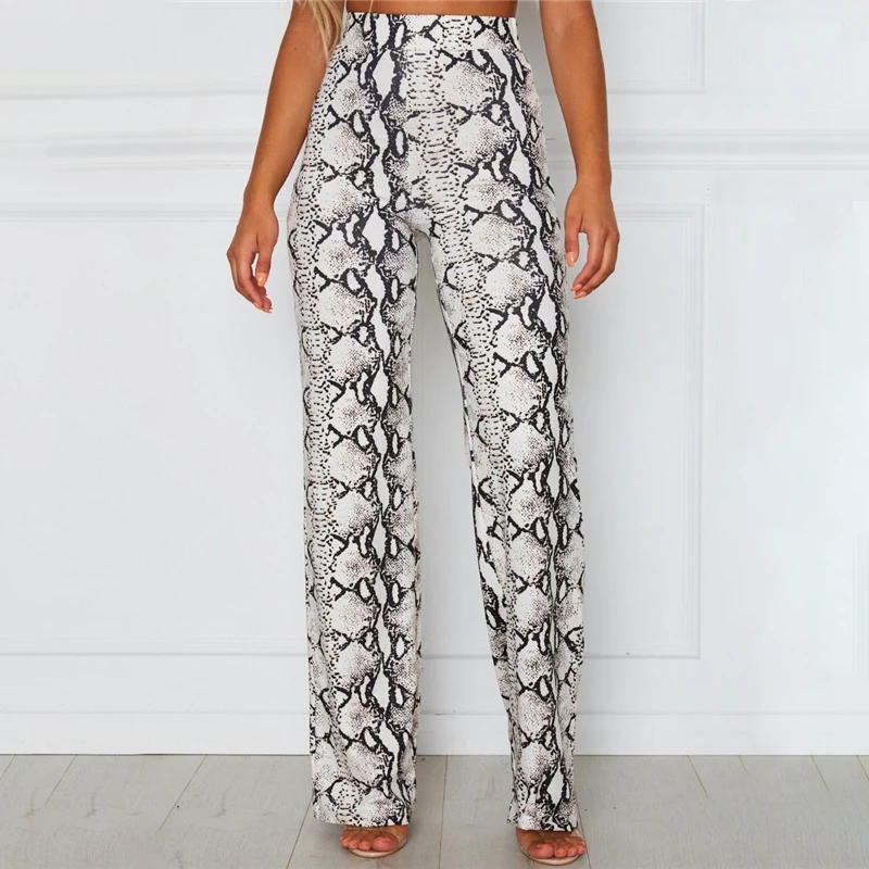 2019 новые летние расклешенные женские сексуальные обтягивающие брюки с высокой