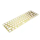 65% 68 GK68 пластина  ЧПУ латунная отделочная пластина щетки  Замена GK68X GK68XS алюминиевый чехол пластиковый чехол механическая клавиатура беспроводная DIY