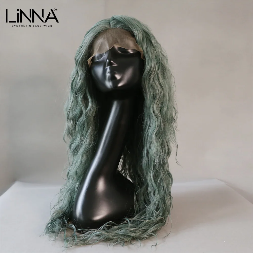 Парики LINNA из синтетических волос для женщин длинные с глубокой естественной