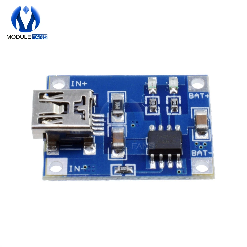 DC 5V 1A TP4056 Mini USB 18650 плата зарядного устройства для литиевого аккумулятора со