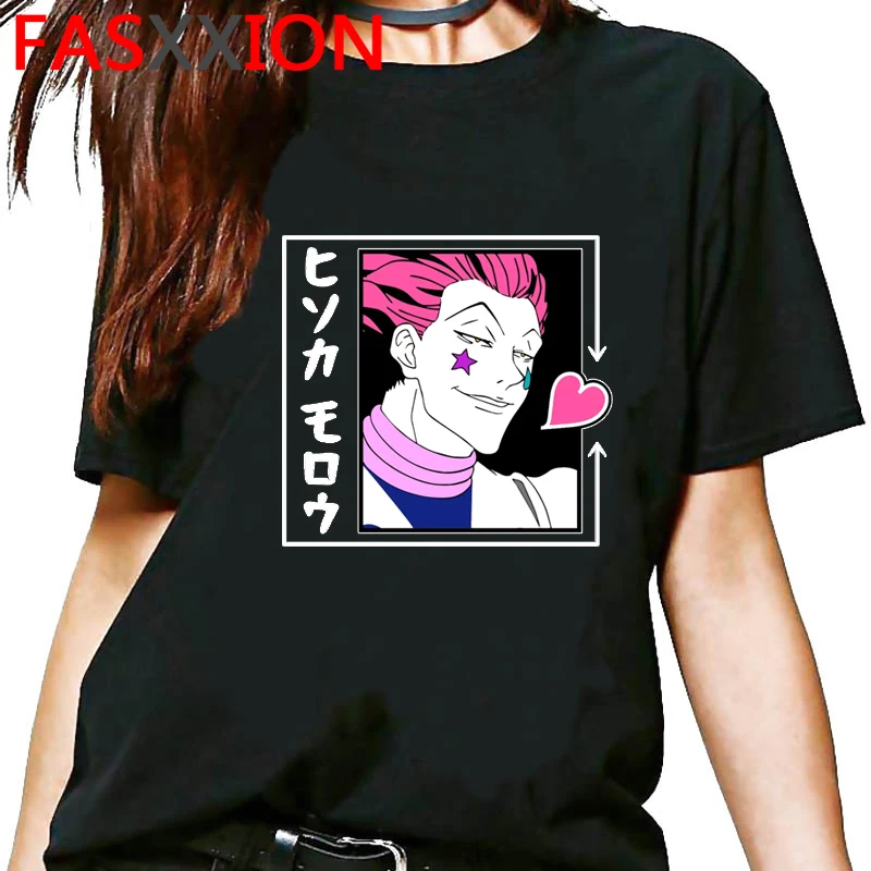 

Футболка Kawaii Hunter X футболка с изображением охотника, Мужская футболка с изображением манги, дьявольского глаза