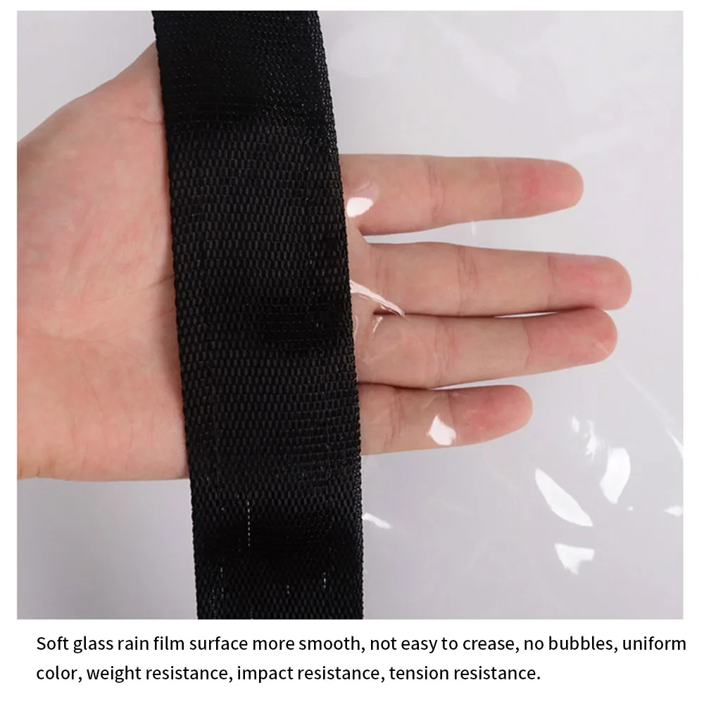 Прозрачный непромокаемый брезент легкий Водонепроницаемый брезентовый тент