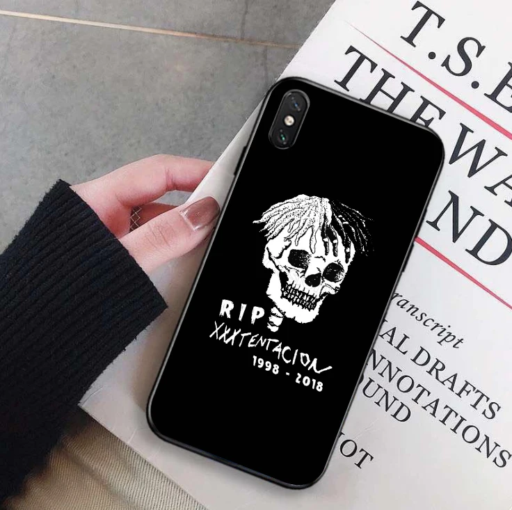 Rapper Rap Xxxtentacion Soft silicone Cover Phone Case For iPhone 11 Pro MAX 6 6S Plus 7 7Plus 8 8Plus X XR XS |