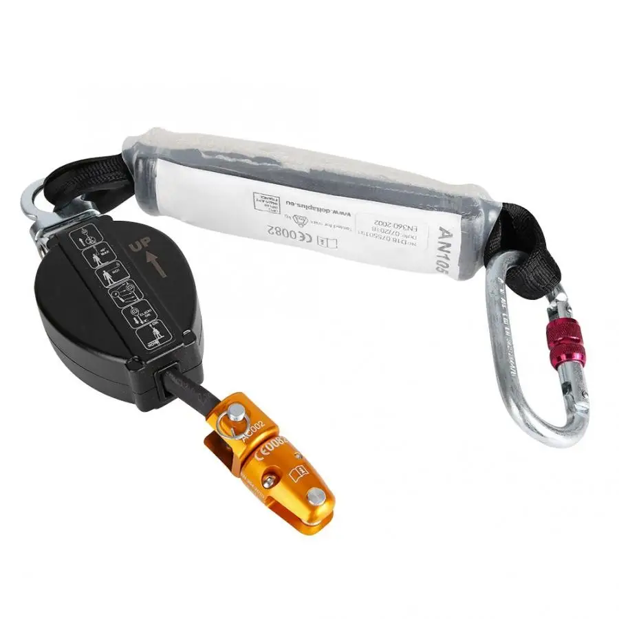 Выдвижной ремешок для защиты от падения с застежкой крючком|Ремень безопасности|