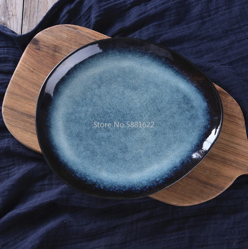 Посуда керамическая обеденная тарелка набор тарелок фарфоровая Милая десертная