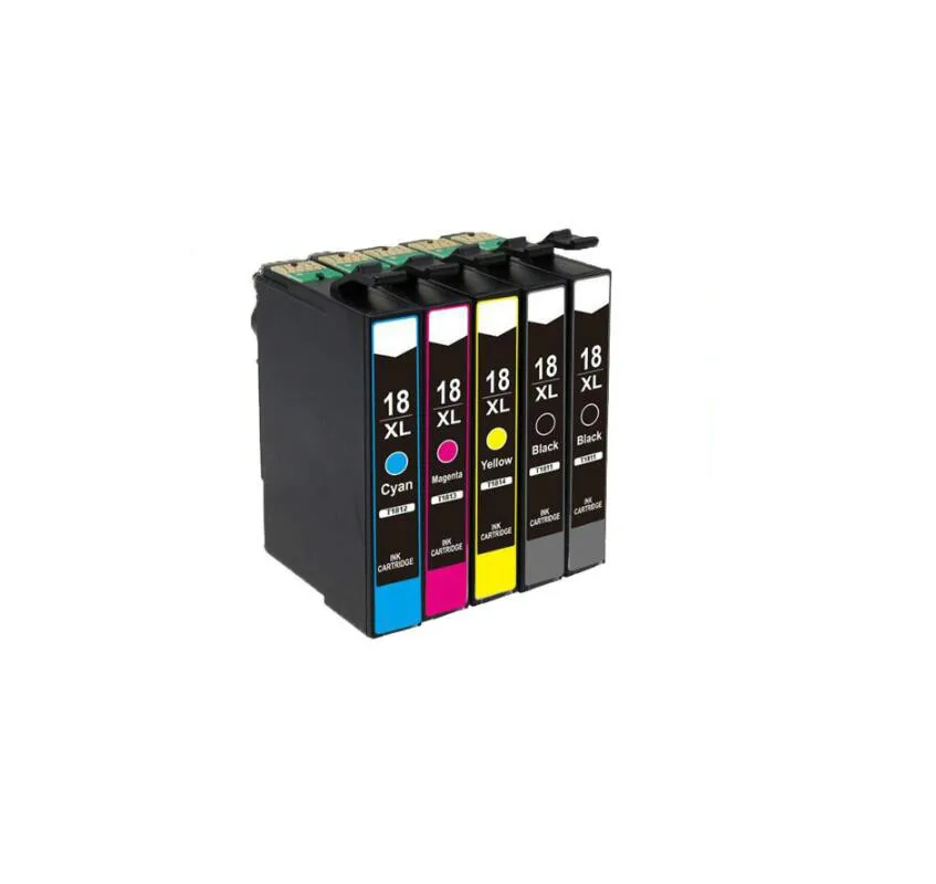 Картриджи чернил 5 шт. T1811 для принтеров XP212 XP215 XP225 XP312 XP315 XP412 XP415 XP102 XP202 XP205 XP302 XP305 XP402 XP405.