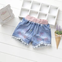2021 new candy color baby girls shorts print children shorts kids shorts for girls clothes toddler girl clothing for 2 10y