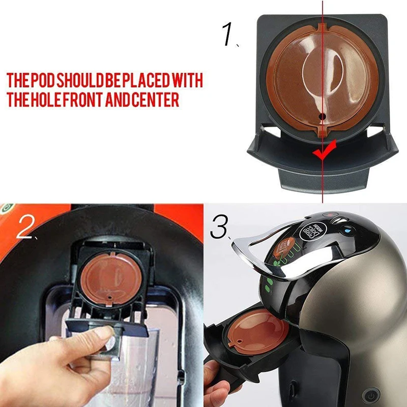 

Reusable Pod Nespresso Coffee Capsule Filter Kitchen Office Filters Practical Coffee Filter
