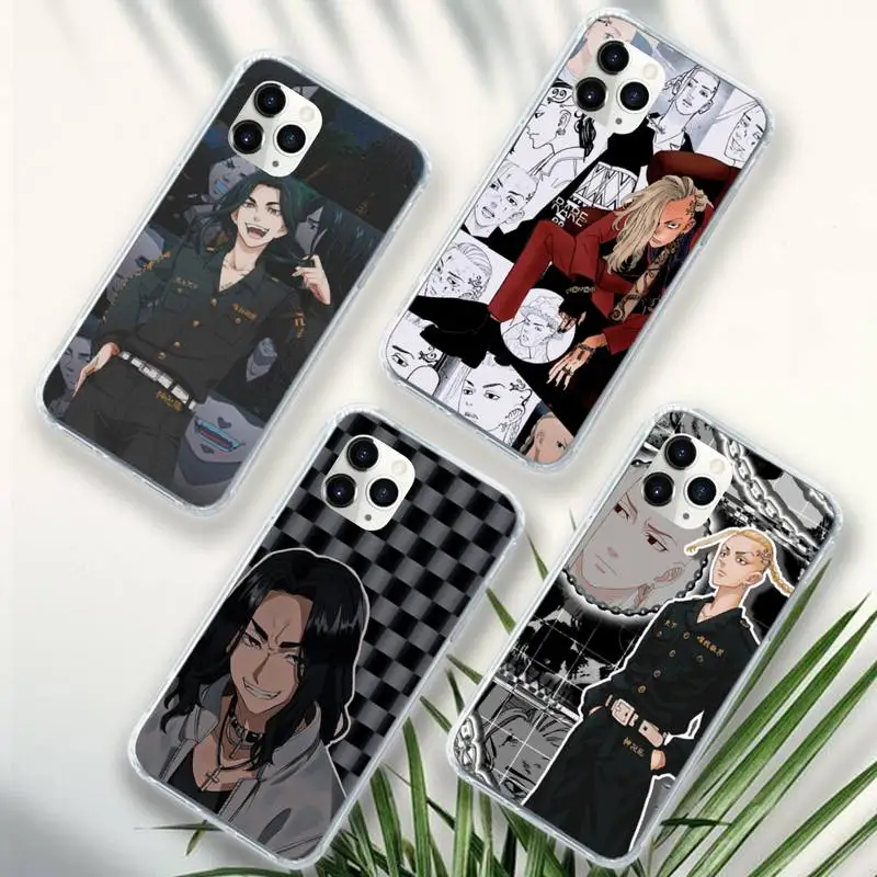 

Keisuke Baji Tokyo Revengers Phone Case Transparent soft For iphone 12 11 13 7 8 6 s plus x xs xr pro max mini