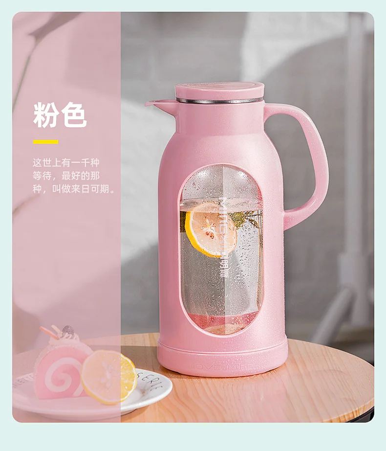 Большой заварочный черный чайник стеклянные аксессуары подарок Цветочный