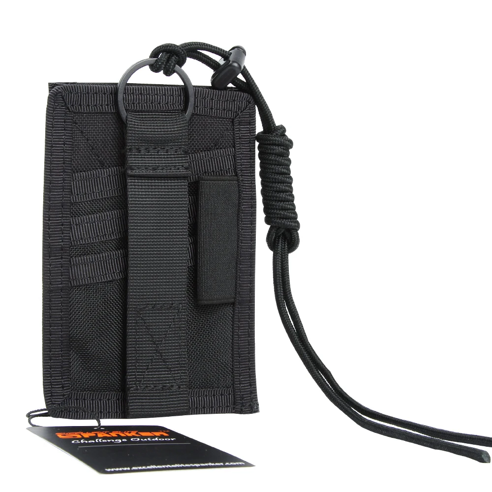 Отличная Элитная испанка Военная Вертикальная ID карта Кредитная Тактический