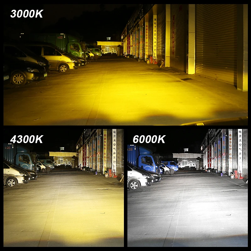 

EURS Car Headlight H4 H7 Led Light T5 3/5Functions H8 H11 9005 9006 Flashing Headlight Bulbs 8000LM Auto Light 3000K 4300K 6000K