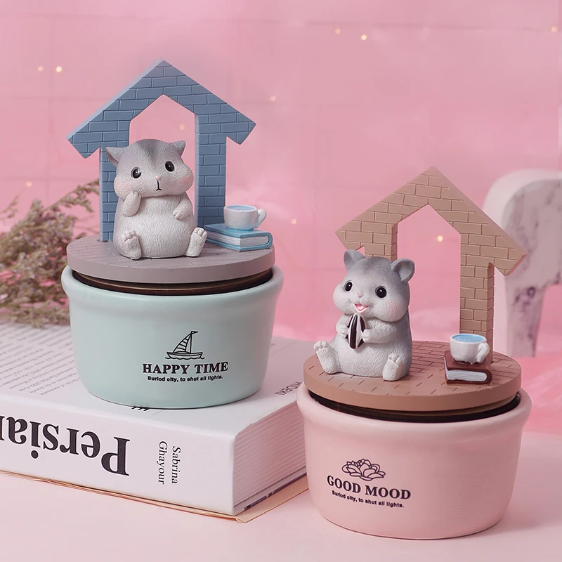 Милая маленькая розовая Персонализированная Музыкальная шкатулка