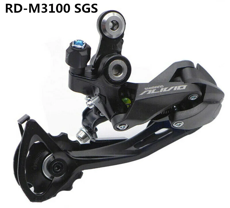 

M3100 ALTUS M2000 M370 Acera T3000 9 Speed Bicycle Rear Derailleur MTB Mountain Bicycle Long Cage Original Part
