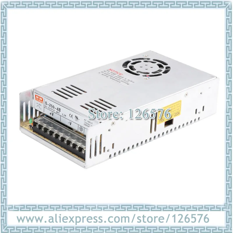 Источник питания 250 Вт вход AC220V/AC110V выход DC5V/DC12V/DC15V/DC24V/DC27V/DC36V/DC48V/DC110V импульсный источник питания