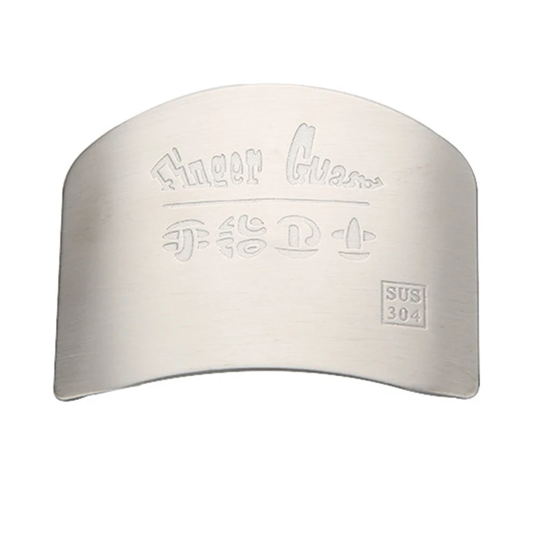 

1PCS Kitchen Accessories Vegetable Fruit Finger Protector Gadgets For Easy Cutting Stainless Steel Cooking Tools