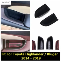 for toyota highlander kluger 2014 2019 car side door handle storage box container organizer holder tray auto accessories