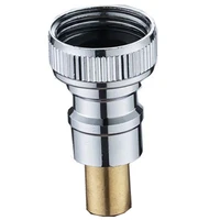 1 pcs automatic water stop washing machine water tube connector snap type 4 minute angle valve spout water pipe fittings
