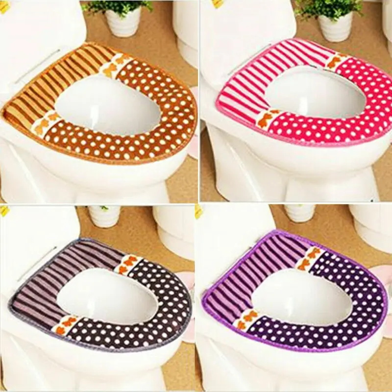 

Universal Warm Soft Washable Toilet Seat Cover Household Bathroom Winter Waterproof WC Mat Seat Toilet Accessories