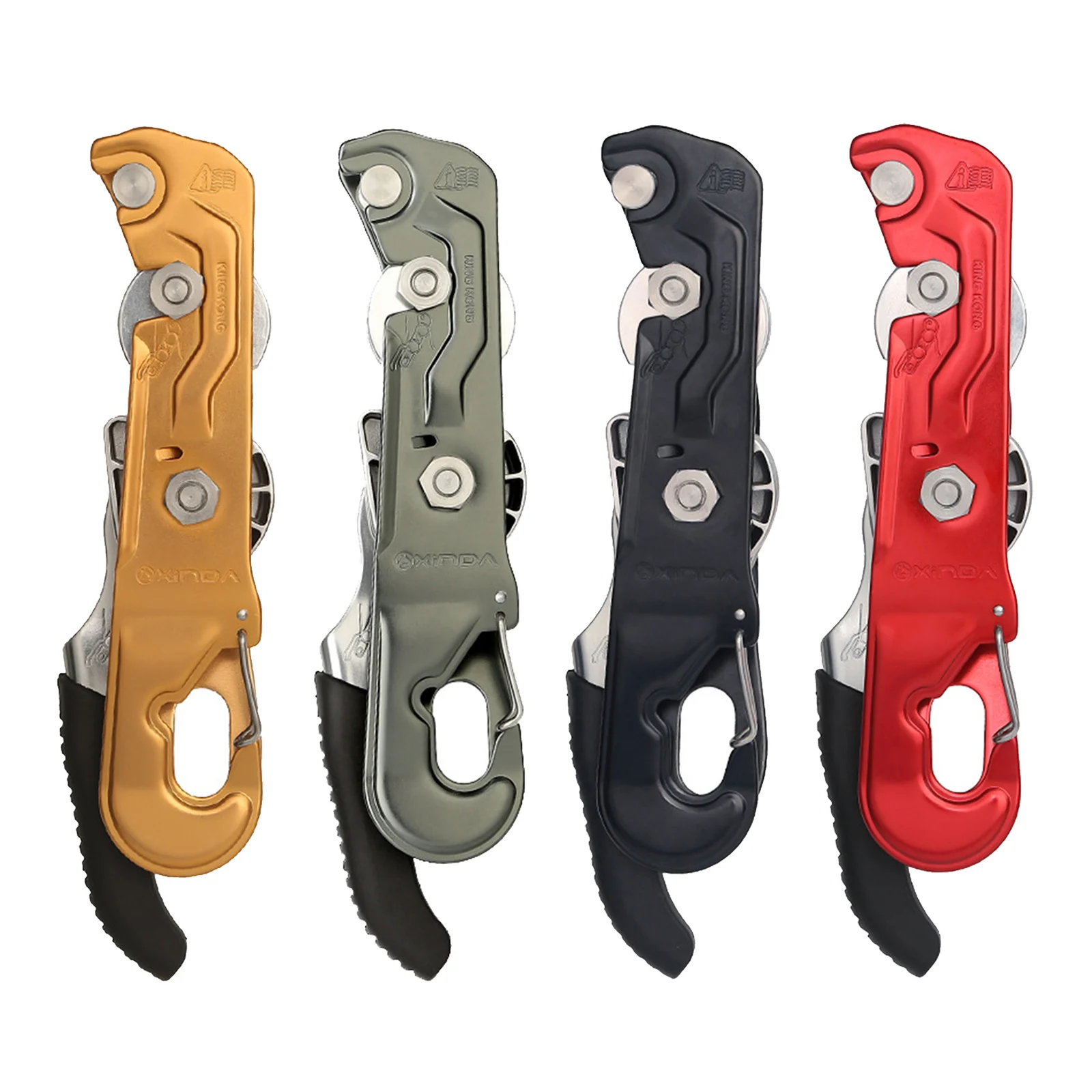 

Rock Climbing Equipment Descender Gear Stop Descender Rope Clamp Grab Rappel Climbing Safety Equipment