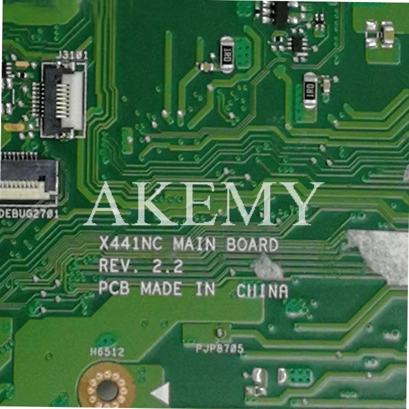 

X441NC Motherboard Mainboard For ASUS X441N X441NC Motherboard Test OK N3710 CPU 4GB-RAM GT810M
