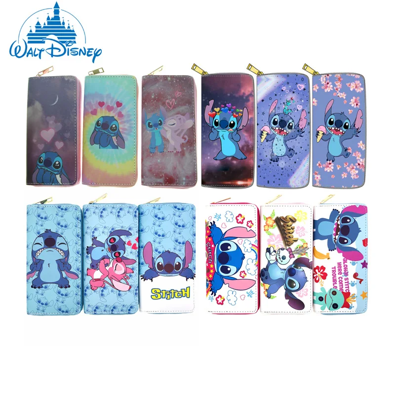 Disney мужской кошелек стежка из PU искусственной кожи с длинными рукавами и