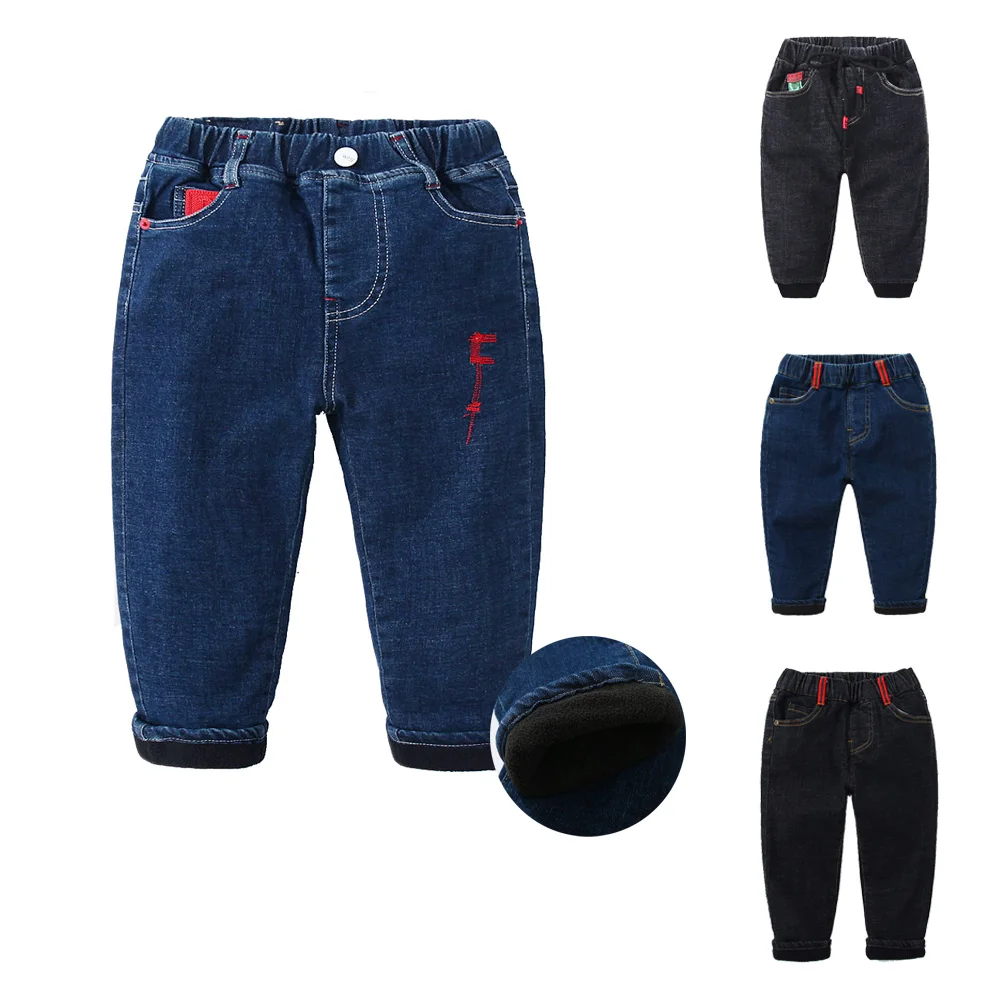 Джинсы детские на флисе зимние утепленные мальчика и девочку | Мать ребенок