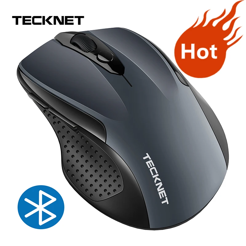 TeckNet Беспроводной Bluetooth Мышь 800/1200/1600/2000/2600 Точек на дюйм Беспроводной Мышь Bluetooth для ноутбука для малышей 24 месяцев Срок службы батареи