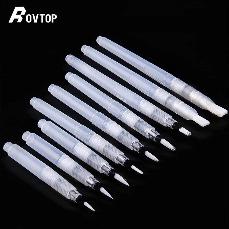 Rovtop портативная кисть для рисования Цветная карандаша мягкая ручка акварелью