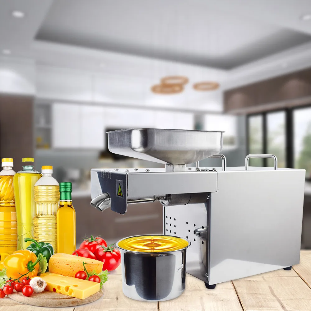 

1500W 110V/220V Automatic Cold Press Oil Machine, Oil Cold Press Machine, Sunflower Seeds Oil Extractor, Olive Oil Press Extract