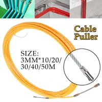3mm cables yellow puller fish tape reel puller fiberglass metal wall wire conduit for telecom electrical wall wire conduit tools