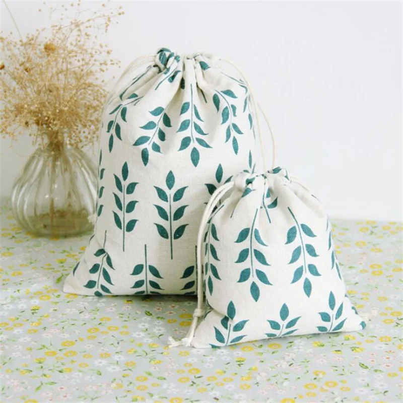 1 шт. Хлопковая сумка для хранения на шнурке портативная дорожная косметическая